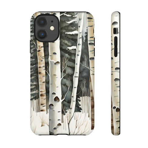 Winter Aspen Trunks - Impact Resistant Phone Case